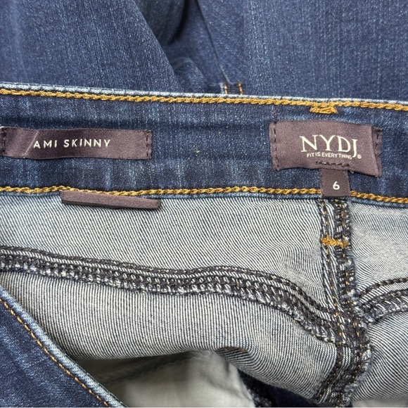 {NYDJ} "Ami Skinny in Quinn Wash" Stretch Denim Jeans - Picture 6 of 8